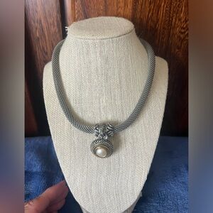 Cabot interchangeable necklace to bracelets, silver tone, good condition.